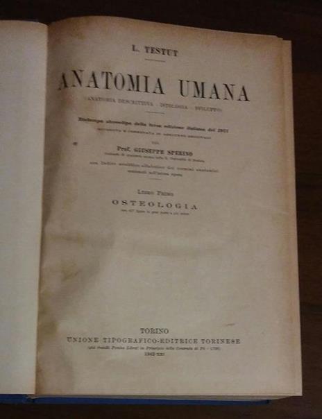 Anatomia Umana - Léon Testut - 2