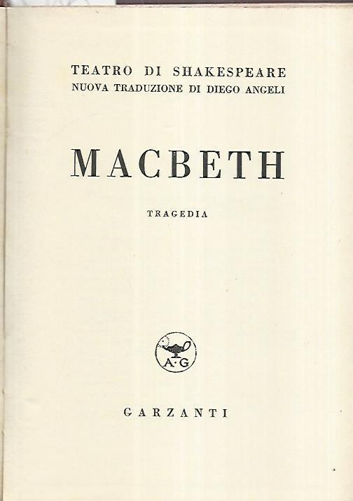 Macbeth. Tragedia