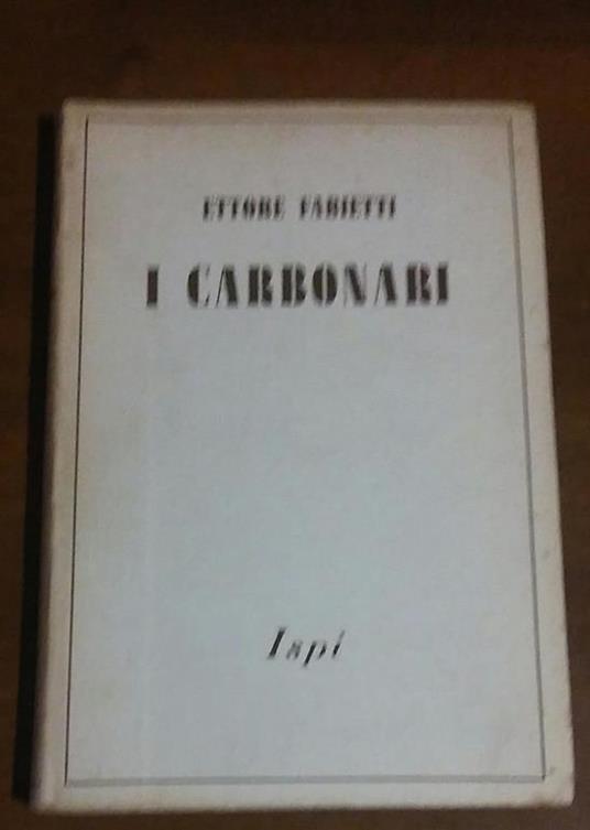 I Carbonari - E. Fabietti - copertina