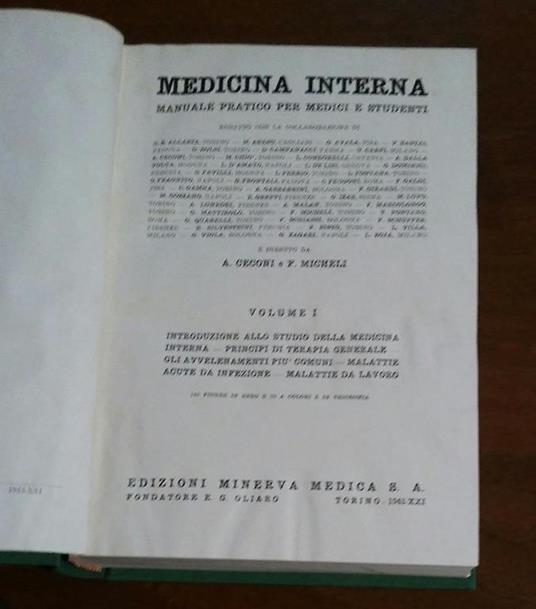 Medicina Interna Manuale Pratico Per Medici E Studenti Di: Ceconi-Micheli - 3