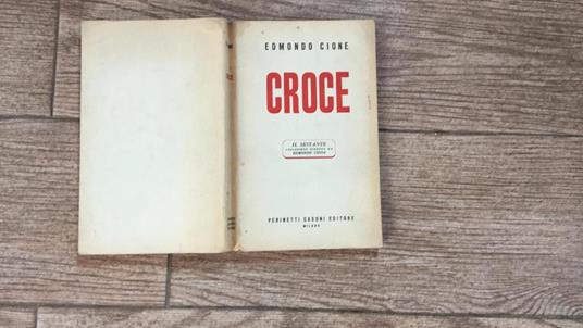 Croce - Edmondo Cione - copertina