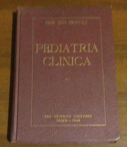 Pediatria Clinica - Gino Frontali - copertina