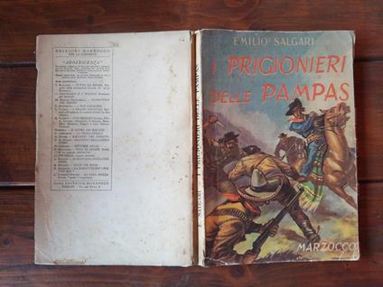I prigionieri delle pampas - Emilio Salgari - copertina