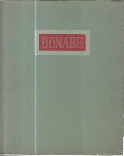 Donare - Senza Autore - copertina