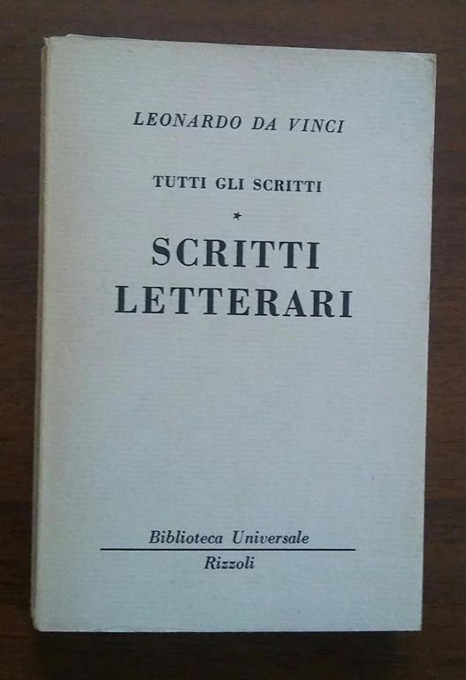 Scritti Letterari - Augusto Marinoni - copertina