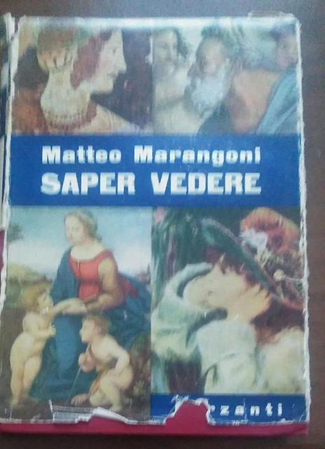 Saper Vedere - Matteo Marangoni - copertina
