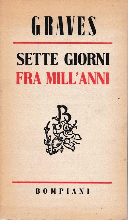 Sette giorni fra mill'anni - Robert Graves - copertina