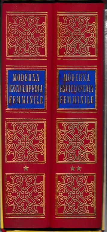 Moderna Enciclopedia Femminile. La donna e il suo mondo 2 volumi - V. Chirone - copertina