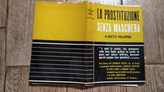 La prostituzione senza maschera - Odette Philippon - copertina