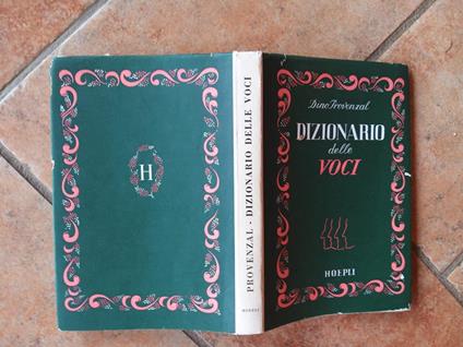 Dizionario delle voci - Dino Provenzal - copertina