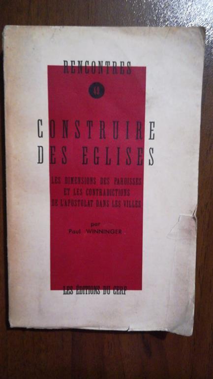 construire des englises - copertina