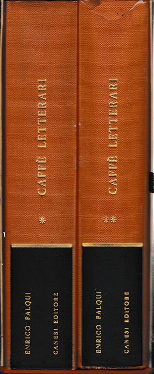 Caffé letterari, 2 volumi - Emilio Falqui - copertina