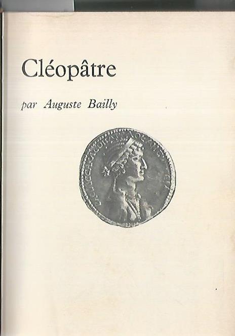 Cleopatre - Auguste Bailly - copertina