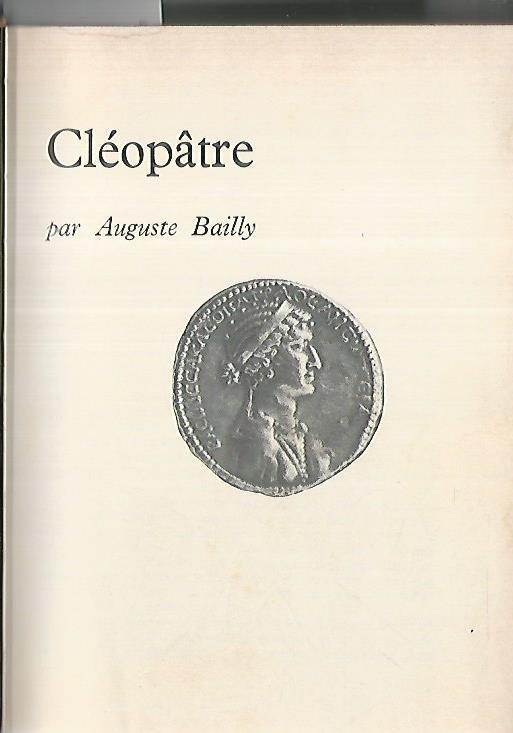 Cleopatre - Auguste Bailly - copertina