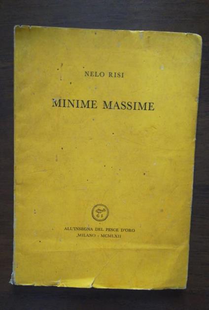minime e massime - copertina