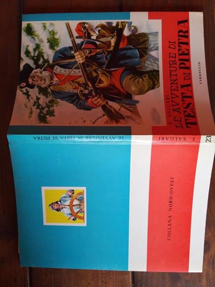 Le avventure di testa di pietra - Emilio Salgari - copertina