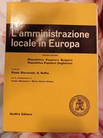 L amministrazione locale in Europa volume 2