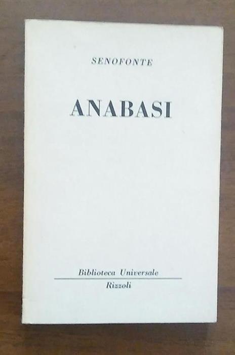 Anabasi - Senofonte - copertina