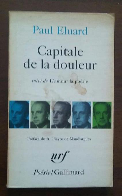 Capitale de la Douleur - P Eluard - copertina