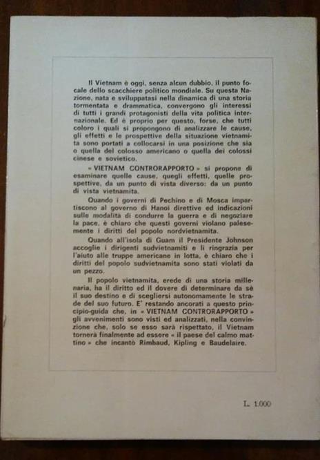 Vietnam Controrapporto - Ottorino Gurgo - 2