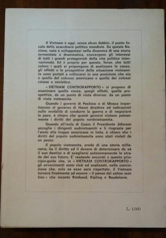 Vietnam Controrapporto - Ottorino Gurgo - 2
