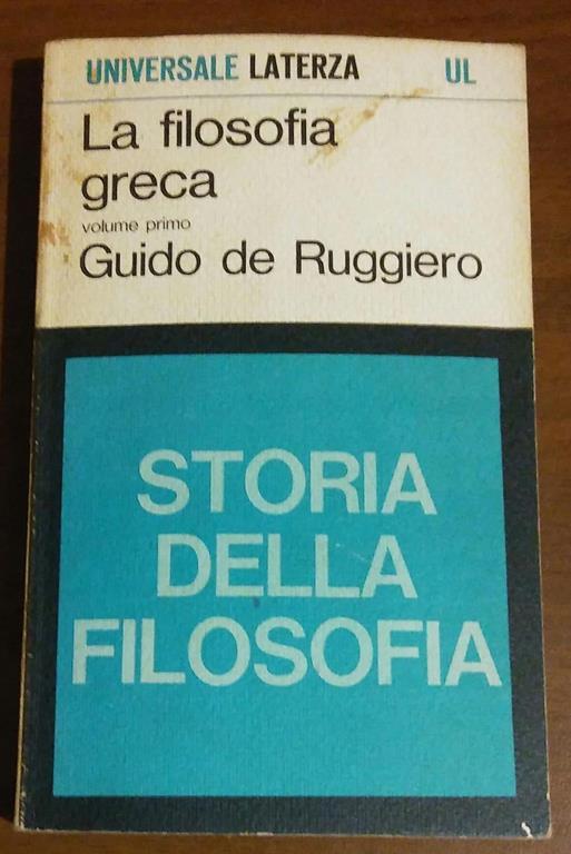 Storia Della Filosofia - Guido De Ruggiero - 3