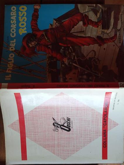 Il figlio del corsaro rosso - Emilio Salgari - copertina