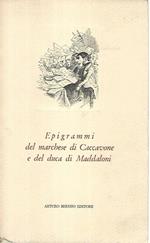 Epigrammi del marchese di Caccavone e del duca di Maddaloni