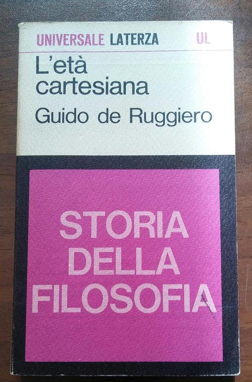 L' età cartesiana - Guido De Ruggiero - copertina