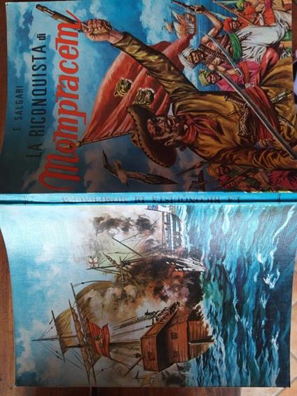 La riconquista di Monpracem - Emilio Salgari - copertina