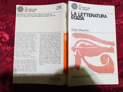 La letteratura egizia - Sergio Donadoni - copertina