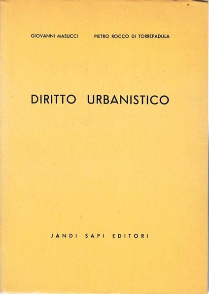 Diritto urbanistico - copertina