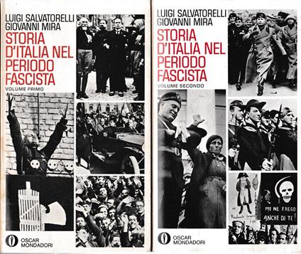 Storia d'Italia nel periodo fascista, 2 volumi - L. Salvatorelli - copertina
