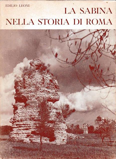 La Sabina nella storia di Roma - Edilio Leoni - copertina