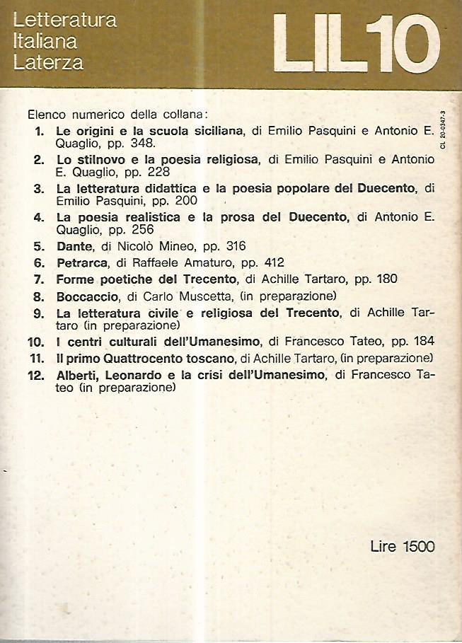 I centri culturali dell'umanesimo