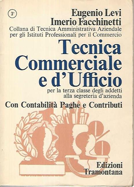 Tecnica commerciale e d'ufficio - copertina