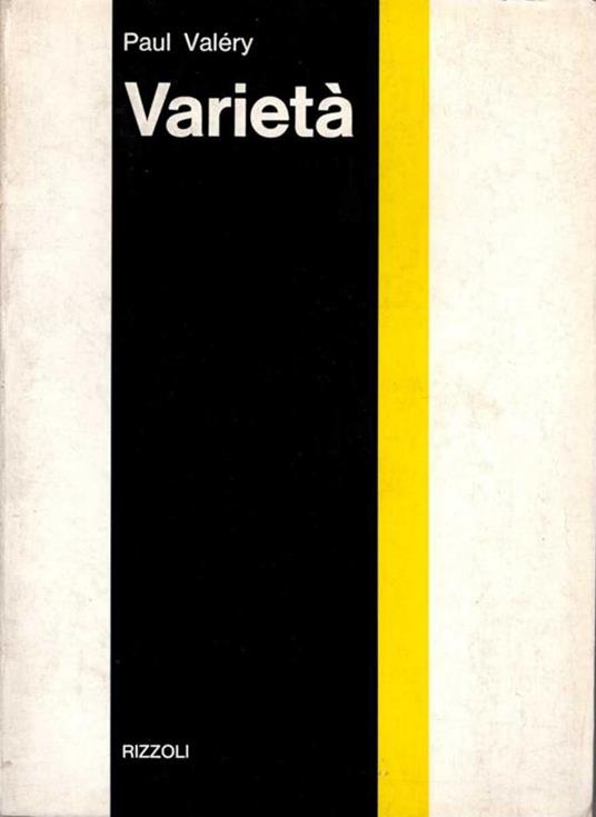 Varietà - Paul Valéry - copertina
