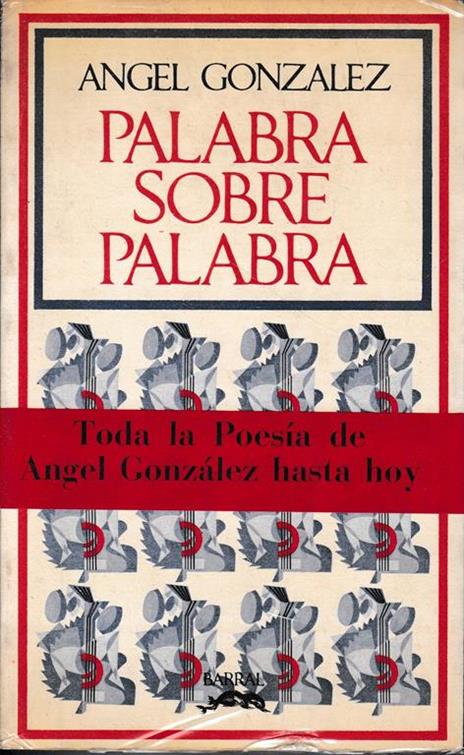 Palabra sobre palabra - Alvar Gonzalez - copertina