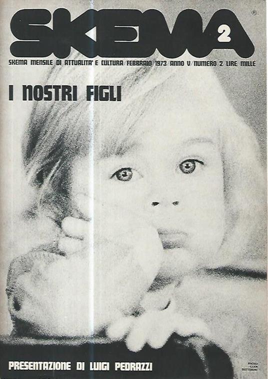 Skema. I nostri figli. Febbraio 1973. Anno V. Numero m2 - copertina