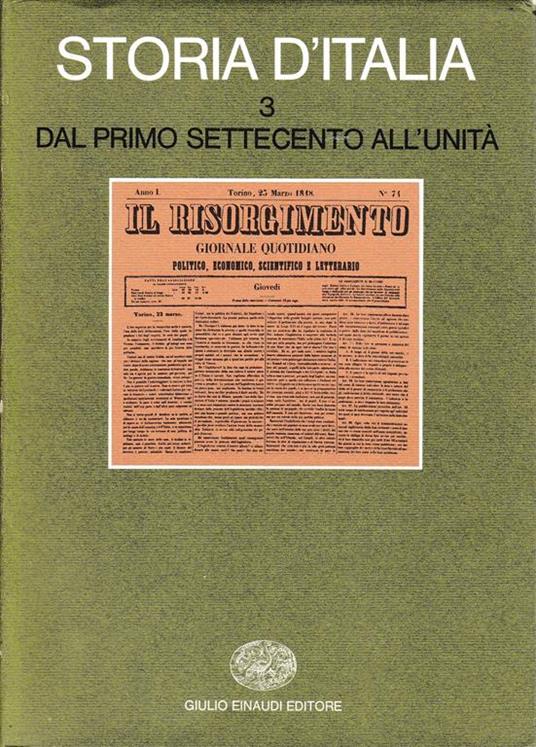 Storia d'Italia - copertina