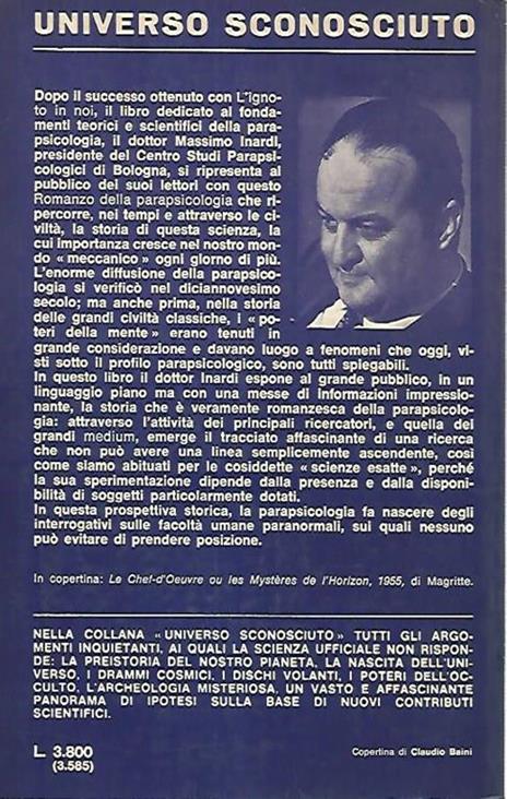 Il romanzo della parapsicologia - Massimo Inardi - 2