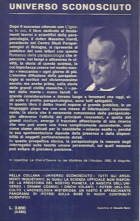 Il romanzo della parapsicologia - Massimo Inardi - 2