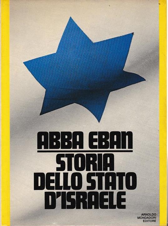 Storia dello Stato d'Israele - Abba Eban - copertina