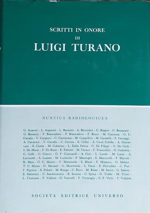 Scritti in onore di Luigi Turano - copertina