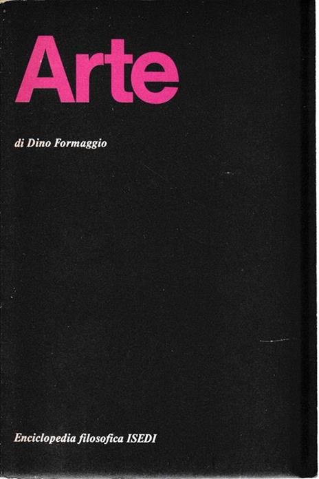 Arte - D. Formaggio - copertina