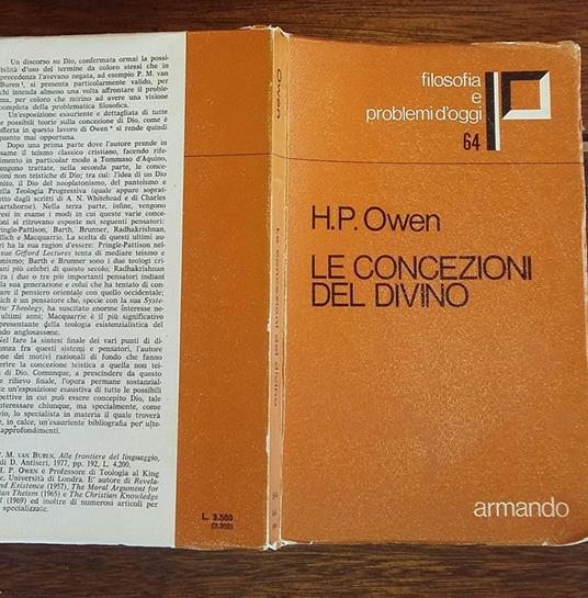 Le concezioni del divino - copertina