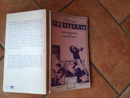 Gli efferati - Emilio De' Rossignoli - copertina