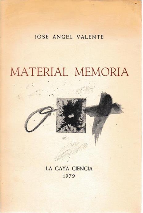 Material Memoria - A. Valente - copertina