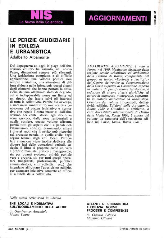Le perizie giudiziarie in edilizia e urbanistica - Adalberto Albamonte - 2