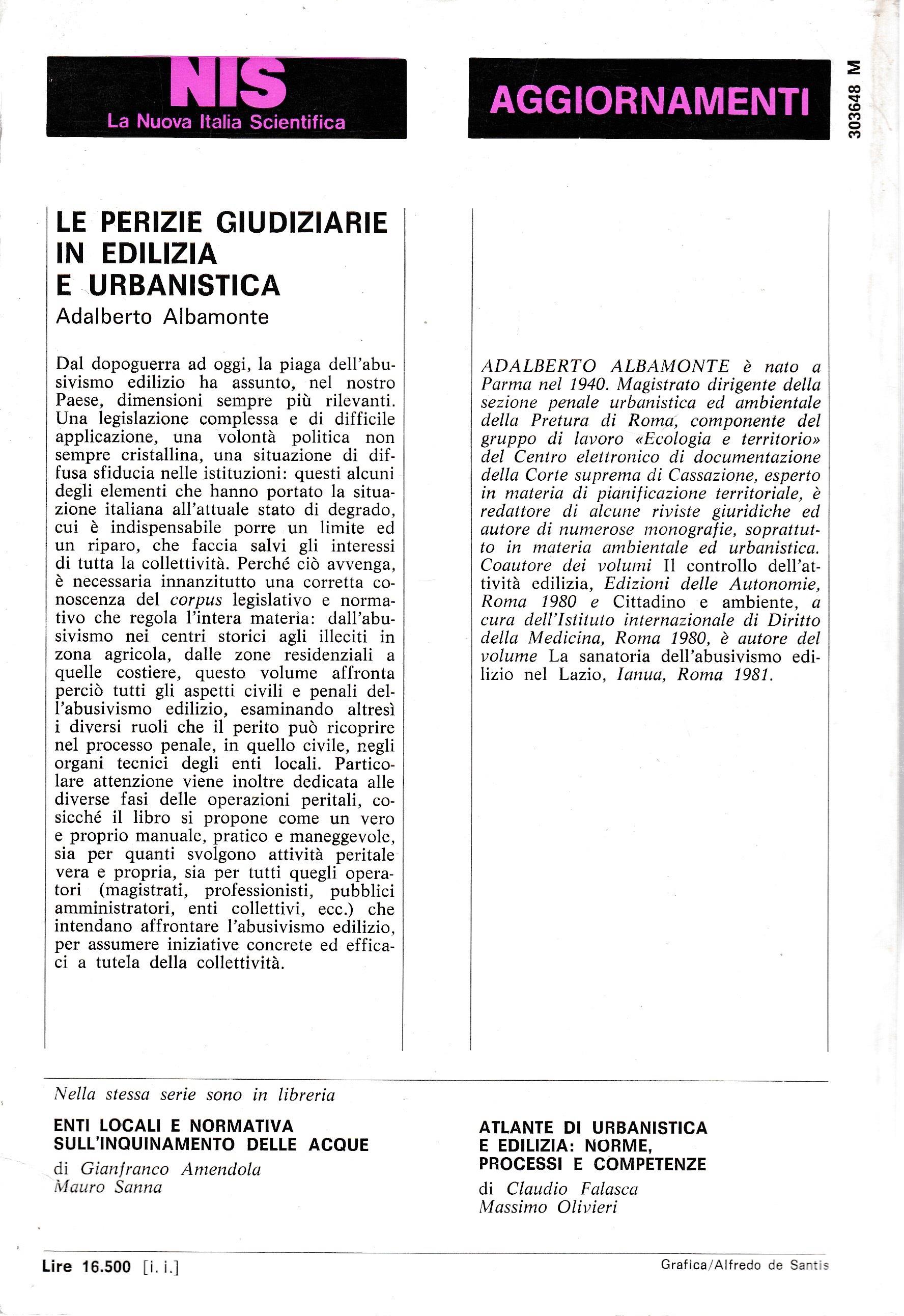 Le perizie giudiziarie in edilizia e urbanistica